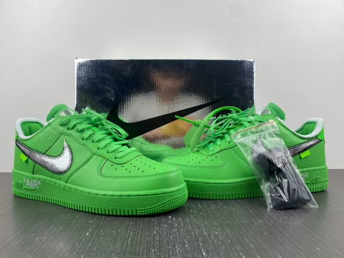 Cheap Nike Air Force 1 Low Off-White Light Green Spark DX1419-300 0119