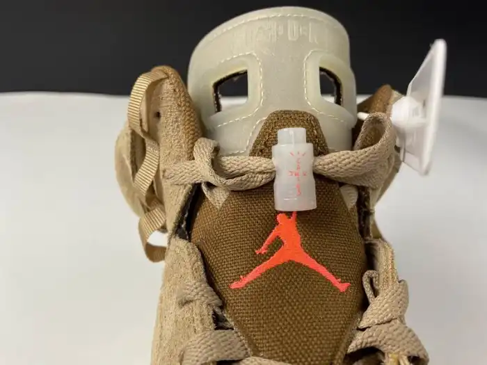 Cheap Air Jordan 6 Retro Travis Scott British Khaki DH0690-200 0126