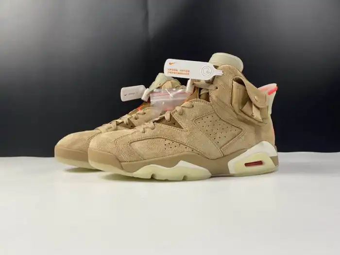 Cheap Air Jordan 6 Retro Travis Scott British Khaki DH0690-200 0126