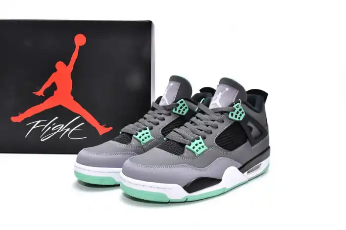 Cheap Air Jordan 4 Retro Green Glow 308497-033 0126