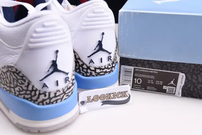 Cheap Air Jordan 3 UNC CT8532-104 0126