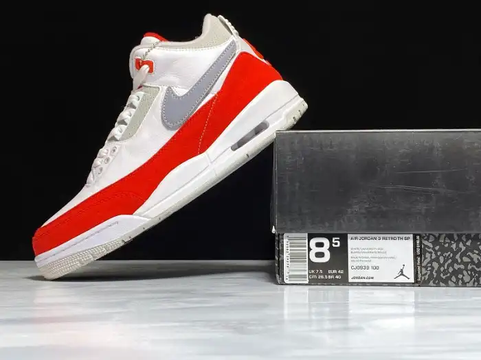 Cheap Air Jordan 3 Retro Tinker White University Red CJ0939-100 0126