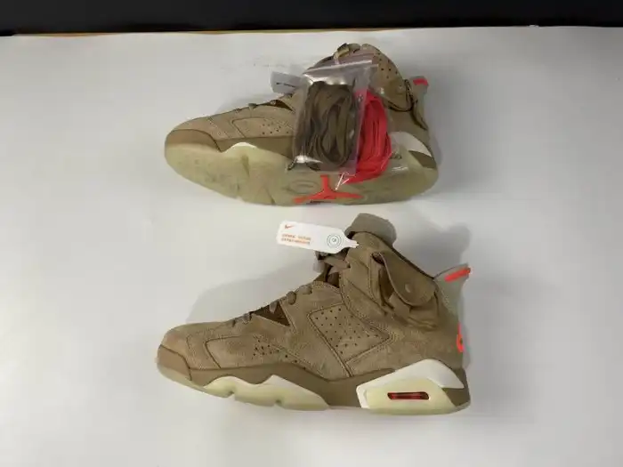 Cheap Air Jordan 6 Retro Travis Scott British Khaki DH0690-200 0126