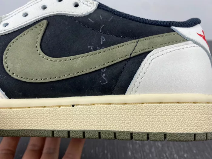 Rep Travis Scott x Air Jordan 1 Low OG WMNS Olive DZ4137-106 0113