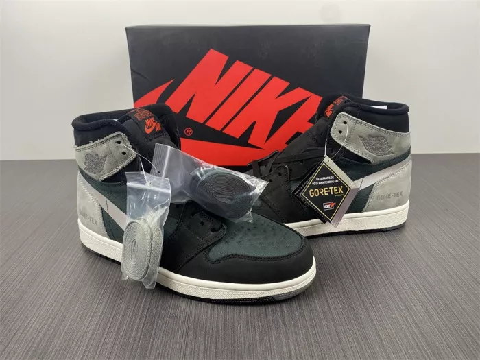 Rep Jordan 1 Retro High Element Gore-Tex Black Particle Grey DB2889-001 0113