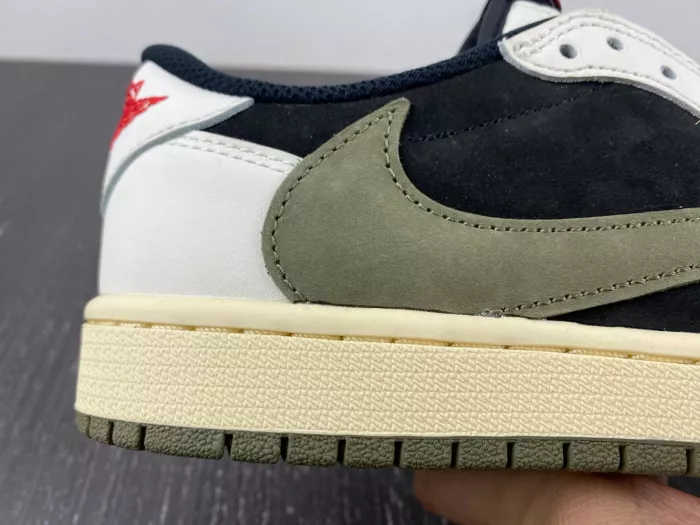 Rep Travis Scott x Air Jordan 1 Low OG WMNS Olive DZ4137-106 0113