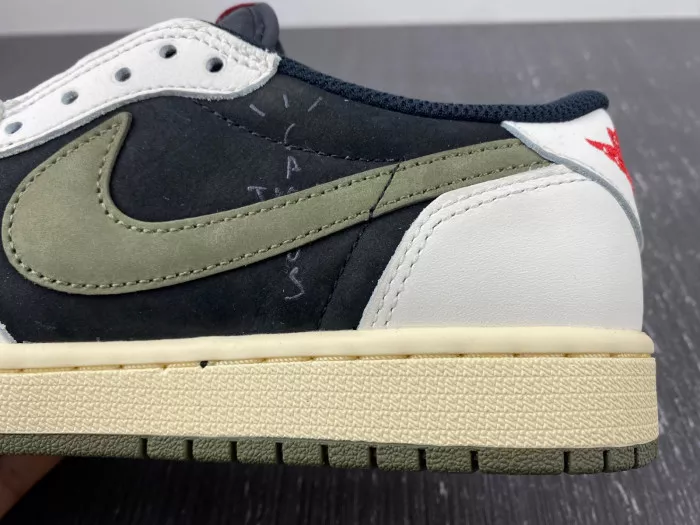 Rep Travis Scott x Air Jordan 1 Low OG WMNS Olive DZ4137-106 0113