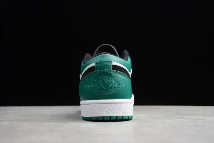 Cheap Air Jordan 1 Low White Black Mystic Green 553558-113 0206