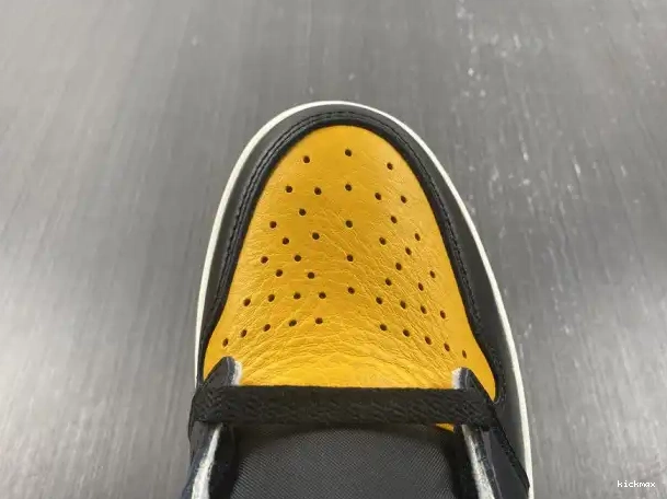 Rep High Jordan Air Yellow 1 Toe 555088-711 OG 0224