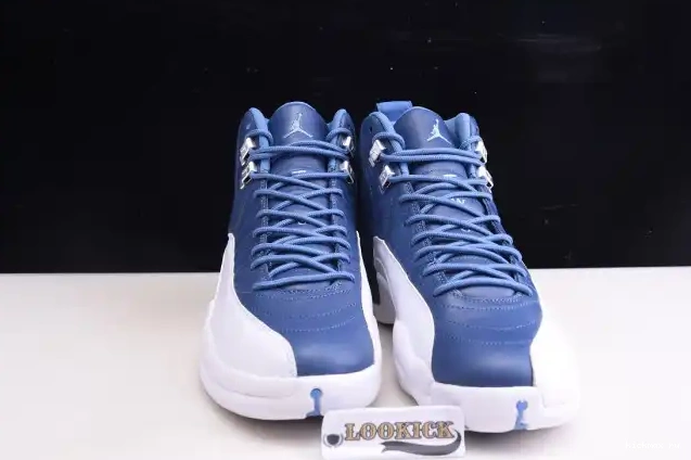 Cheap Air 12 Stone Jordan Retro Blue 130690-404 0223