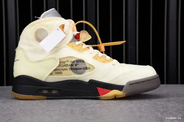 Rep Sail DH8565-100 Jordan OFF-WHITE Retro 5 0211