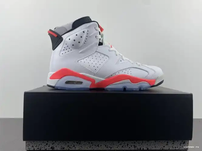 Cheap Infrared Jordan 384664-123 (2014) Retro 6 White 0227