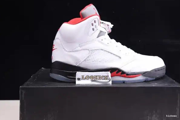 Cheap Jordan Retro Red Tongue (2020) 5 Silver Fire DA1911-102 Air 0217