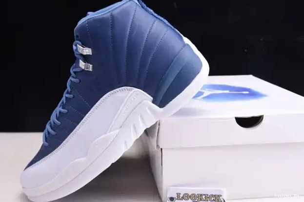 Cheap Air 12 Stone Jordan Retro Blue 130690-404 0223