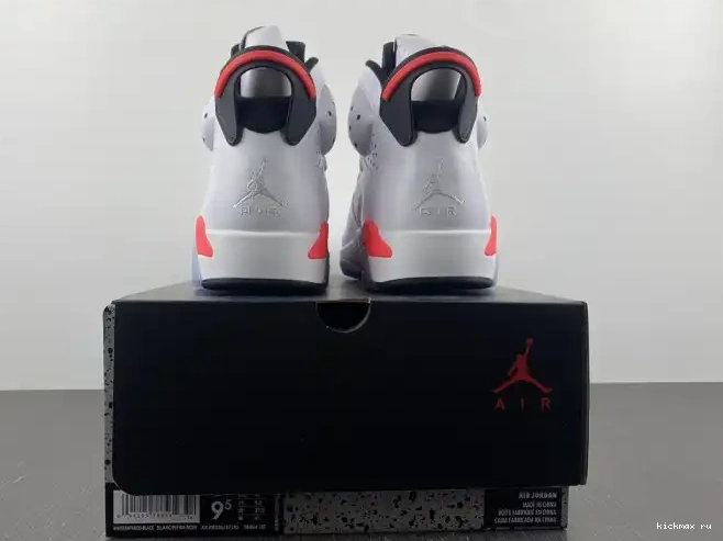 Cheap Infrared Jordan 384664-123 (2014) Retro 6 White 0227