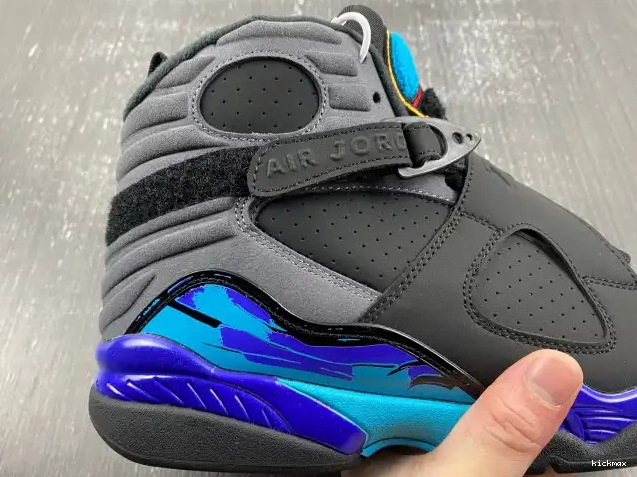 Rep 305381-025 Jordan Retro 8 Aqua (2015) 0223