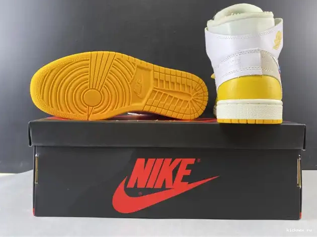 Rep Off-White NRG Dark Yellow-Cone x 1 Powder AQ0818-149 White Air Jordan 0226