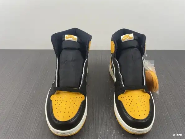 Rep High Jordan Air Yellow 1 Toe 555088-711 OG 0224