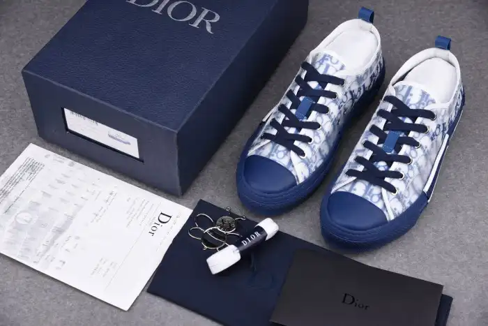 Rep DR B23 Low Top Oblique Sneaker Blue 0201