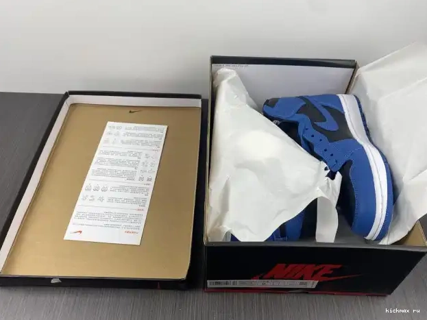 Rep 'Dark 555088-404 Marina Air High Jordan 1 OG Blue' Retro 0216