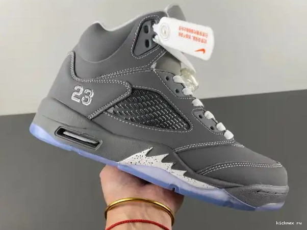 Rep 136027-005 Grey Jordan Retro Air 5 Wolf 0222