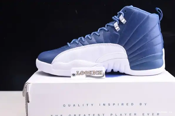 Cheap Air 12 Stone Jordan Retro Blue 130690-404 0223