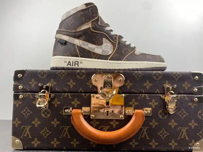 Cheap x Jordan OFF-WHITE 1 Air LV 0217