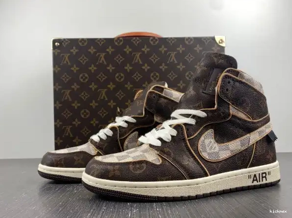 Cheap x Jordan OFF-WHITE 1 Air LV 0217