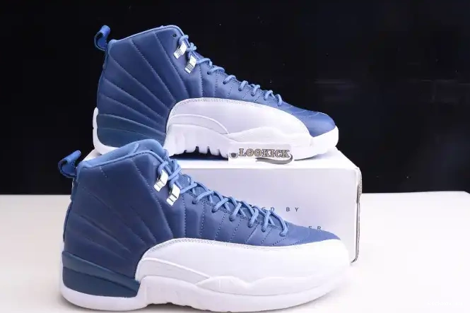 Cheap Air 12 Stone Jordan Retro Blue 130690-404 0223