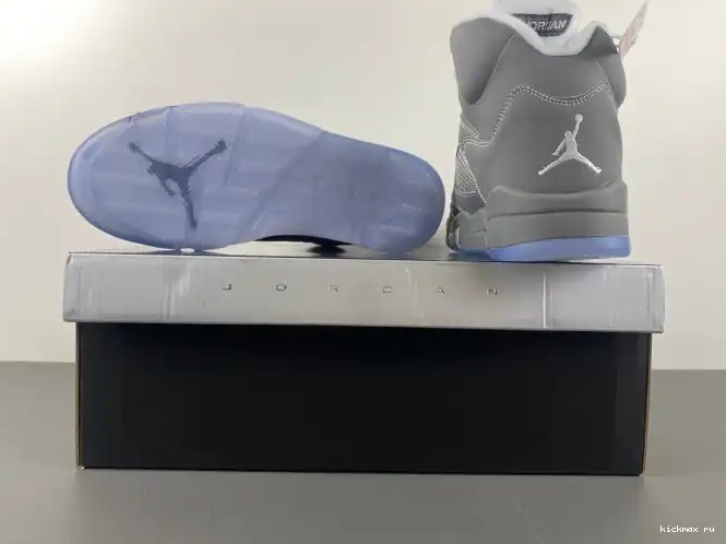 Rep 136027-005 Grey Jordan Retro Air 5 Wolf 0222