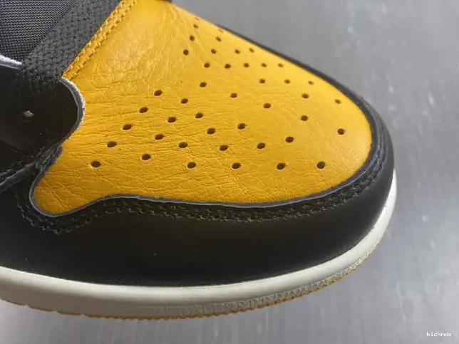 Rep High Jordan Air Yellow 1 Toe 555088-711 OG 0224