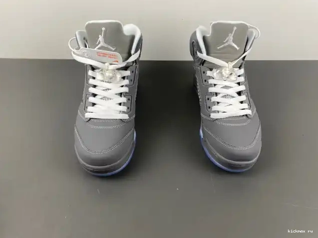 Rep 136027-005 Grey Jordan Retro Air 5 Wolf 0222