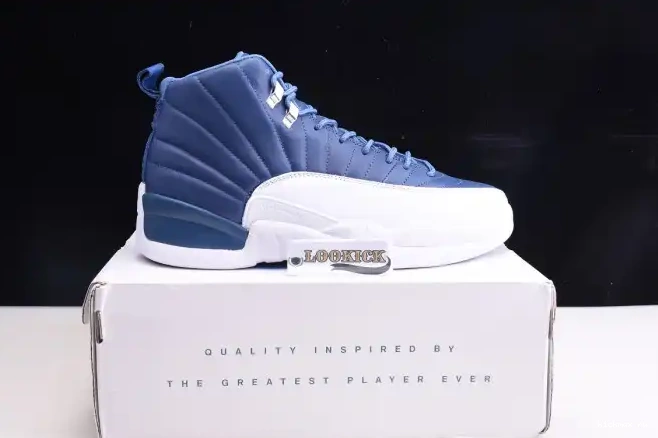 Cheap Air 12 Stone Jordan Retro Blue 130690-404 0223