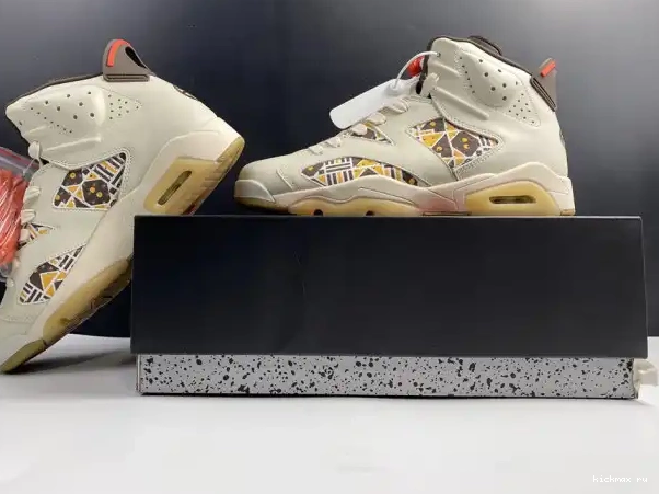 Rep Retro (2020) Brown Sail CZ4152-100 Quai54 Jordan 6 AIR 0217