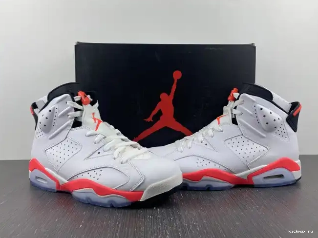 Cheap Infrared Jordan 384664-123 (2014) Retro 6 White 0227