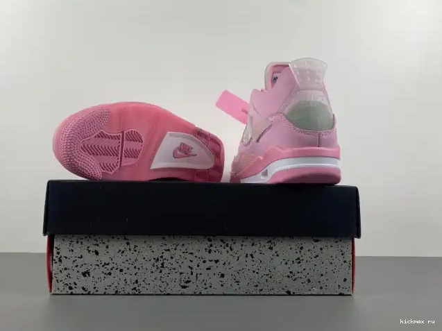 Cheap PINK OFF-WHITE 4 X JORDAN 0212