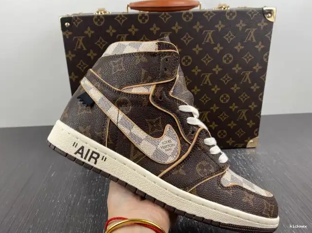 Cheap x Jordan OFF-WHITE 1 Air LV 0217