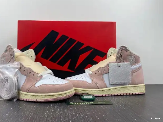 Rep OG (Women's) Washed FD2596-600 Jordan Air Pink High 1 Retro 0321