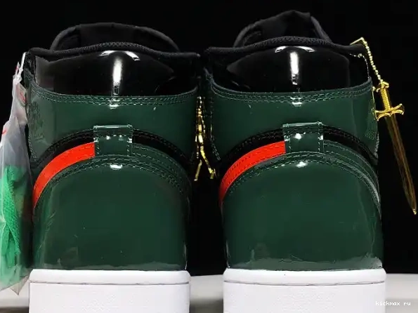 Rep 1 Team AV3905-038 Retro High Black Air x OG SoleFly Orange-Fir Jordan 0318