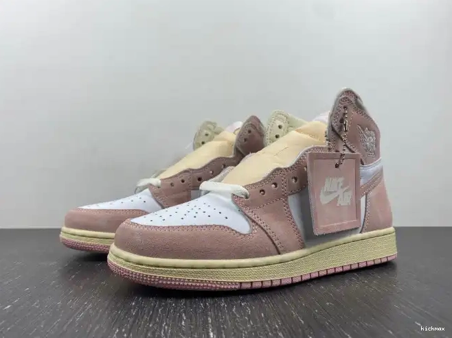 Rep OG (Women's) Washed FD2596-600 Jordan Air Pink High 1 Retro 0321